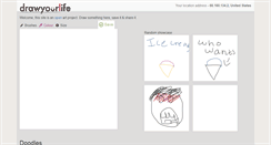 Desktop Screenshot of drawyourlife.com